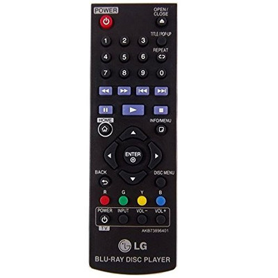 LG AKB73896401 Lg Blu-ray Dvd Player Remote Control Bp135 Bp300 Bp335w Bp340