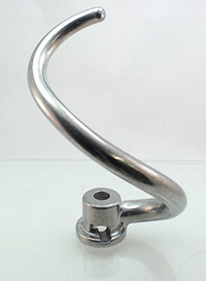 Whirlpool WPW10536041 KitchenAid Spiral Dough Hook, 6 QT, KNS256BDH, AP5669312, PS6447932,