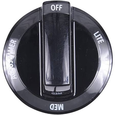 Whirlpool W10177201 Part Number : Knob. AccuSimmer (Black)