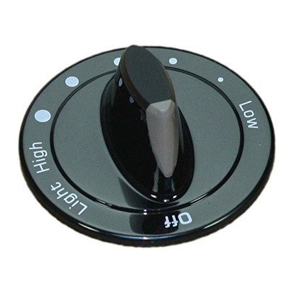 Whirlpool W10163288 Knob - Control Gas Blk OEM