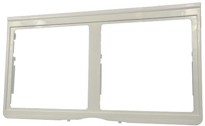 LG 3550JJ1033A LG Electronics Refrigerator Crisper Cover/Shelf Frame, White
