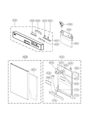 LG EBR73742804  Hersen2 Tact Option Display 120V 60HZ PUMP 1WAY DISPLAY - LG ELECTRONICS INC.
