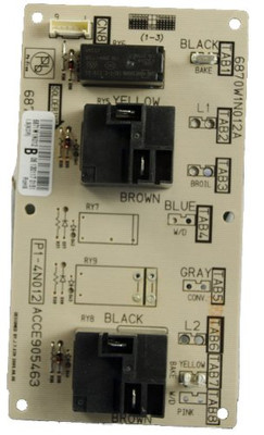 LG 6871W1N012B  P1-5N012 NEMO BETTER ADJUSTMENT OVEN RELAY PCB