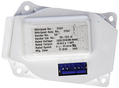 Whirlpool W10271509  Ice Auger Drive Motor Model: