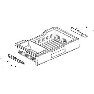 TRAY ASSEMBLY,DRAWER LG AJP73334616 TRAY ASSEMBLY,DRAWER LG AJP73334616