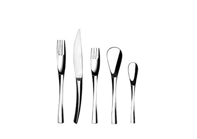 Fisher Paykel 211183 DEGRENNE - XY Mirror Flatware 5 Pieces Set, Stainless steel