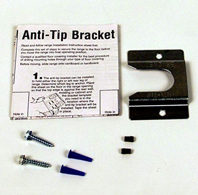 Whirlpool 8273888A  Range Anti-Tip Kit, Black