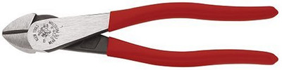 Klein Tools D248-8  High Leverage Pliers, Diagonal Cutters, Angled Head, Standard Cut, 8-Inch Short Jaw Pliers
