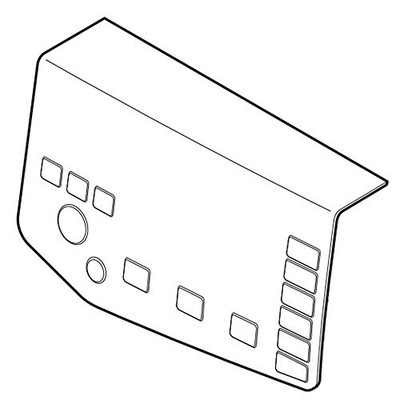 Electrolux 137501710 Household Washing Machines PANEL-CONTROL COO:MEXICO