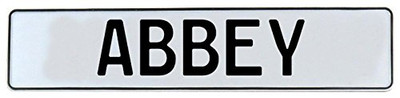 Fisher Paykel 578777 Vintage Parts Wall Art (Abbey White Stamped Aluminium Street Sign Man cave)