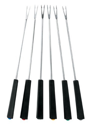 Fisher Paykel 821217 Trudeau Meat Fondue Forks, Set of 6
