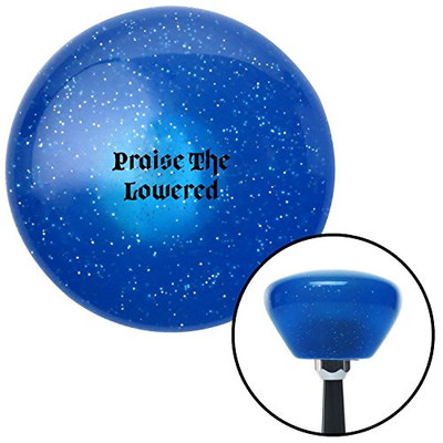 Fisher Paykel 290165 American Shifter Shift Knob (Black Praise The Lowered Blue Retro Metal Flake with M16 x 1.5 Insert)