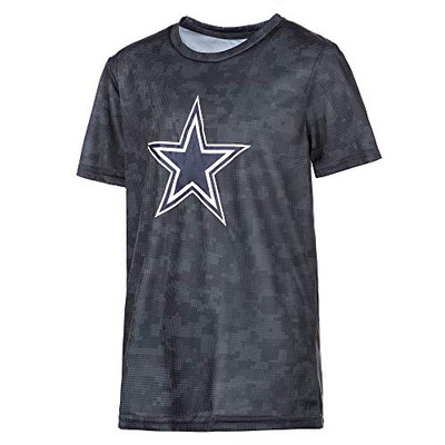 Bosch 10000304 NFL Dallas Cowboys Youth Tedwin Tee, Medium, Gray