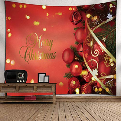 Bosch 11033019 YQ Park Merry Christmas Tapestry Decorative Tapestry Wall Hanging Tapestry Home Decoration