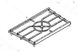 Whirlpool 8285881CB Part Number : Grate, Center (Black)