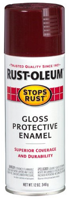 Fisher Paykel 248567 Rust-Oleum Stops Rust Spray Paint, 12-Ounce, Gloss Merlot