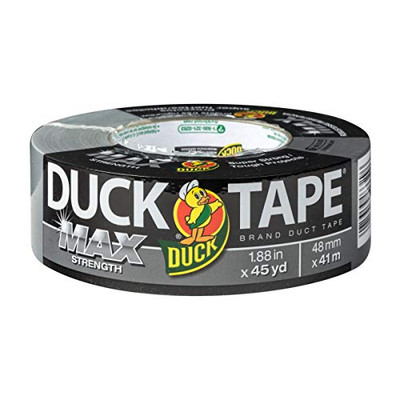 Fisher Paykel 240201 Duck Max Strength Duct Tape, 1-Pack 1.88 Inch x 45 Yard Silver