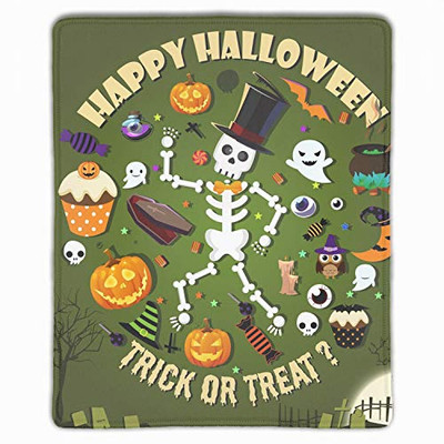 Bosch 11002794 Mouse Pads Halloween Skull Trick Or Treat Design Regular Computer Mouse Pad