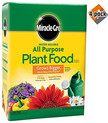 Bosch 10011934 Miracle-Gro 1001193 3001192 All Purpose Plant Food-10 Pound, 10 LB Green - 4 Pack