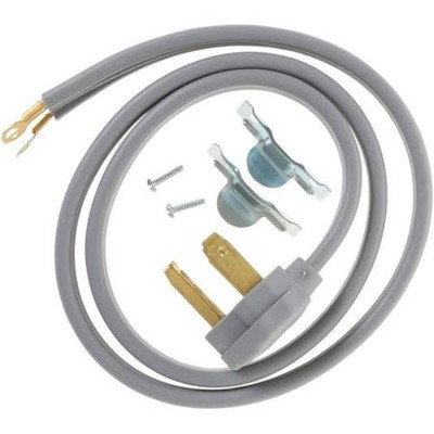 GE Appliances WX09X10002  4' 30AMP 3 WIRE DRYER CORD