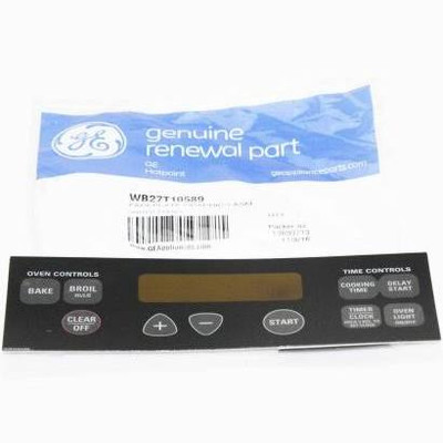 GE Appliances WB27T10589 FACEPLATE GRAPHICS ASM