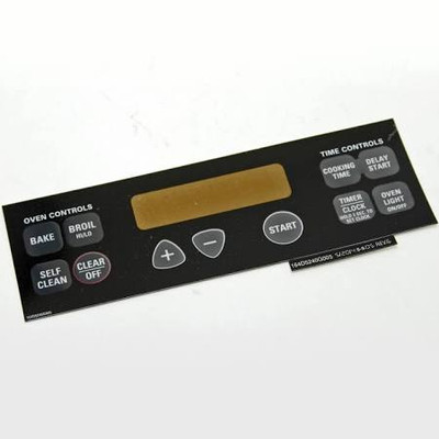 GE Appliances WB27T10587 FACEPLATE GRAPHICS ASM