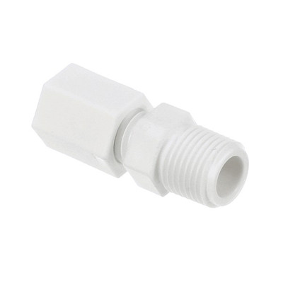 FITTING PLASTIC TUBE 1/8TB X 1/8MPT FITTING PLASTIC TUBE 1/8TB X 1/8MPT