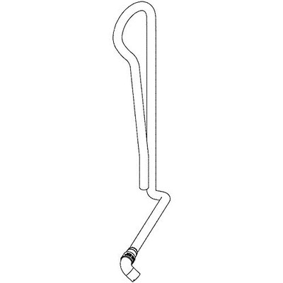 GE Appliances WD24X22922 Ge Drain Hose Isolator Assembly Genuine Original Equipment Manufacturer (OEM) Part