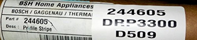 Bosch 00244605 Bosch 244605 Profile Stripe