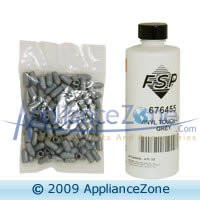 Whirlpool 4396840RC 4396840RB Dishwasher Rack Repair Kit, Grey