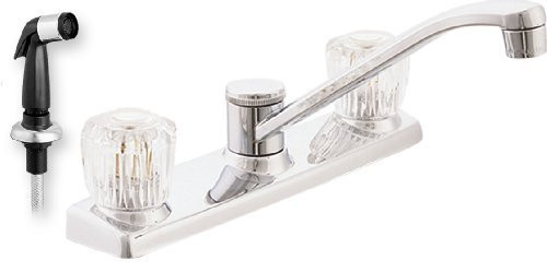 EZ-FLO 10161 LF Two-Handle Kitchen Washerless Faucet