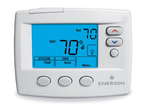 WHITE-RODGERS 1F86-0471 Emerson Single Stage, Non-programmable Thermostat, 24 Volt or Millivolt System, 3-wire Zone.