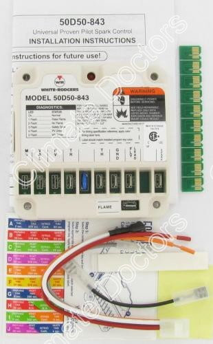 WHITE-RODGERS 50D50-843  Universal Proven Pilot Spark Ignition Control with Va....