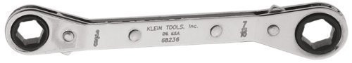 Klein Tools 68234  1/4-Inch by 5/16-Inch Fully Reversible Ratcheting Offset Box Wrench.