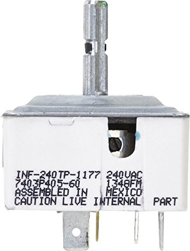Whirlpool 71001166 Range Surface Element Control Switch