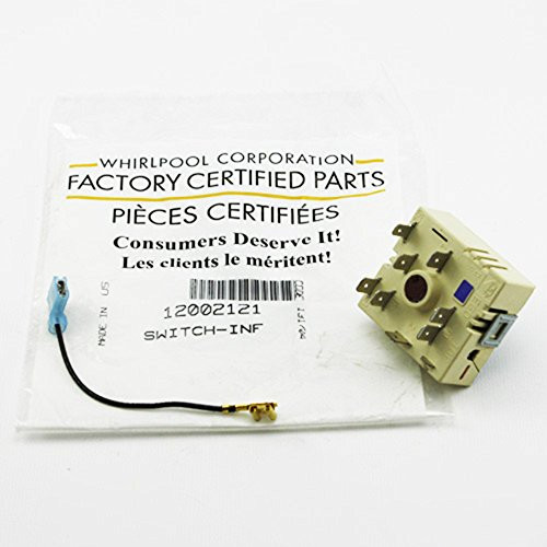 Whirlpool 12002121 Range Surface Element Control Switch