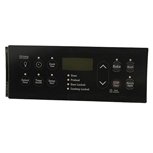 Electrolux 316419309 Kenmore Range Control Overlay