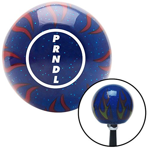 Fisher Paykel 243904 American Shifter Blue Flame Metal Flake Shift Knob with M16 x 1.5 Insert (White 2 Speed)