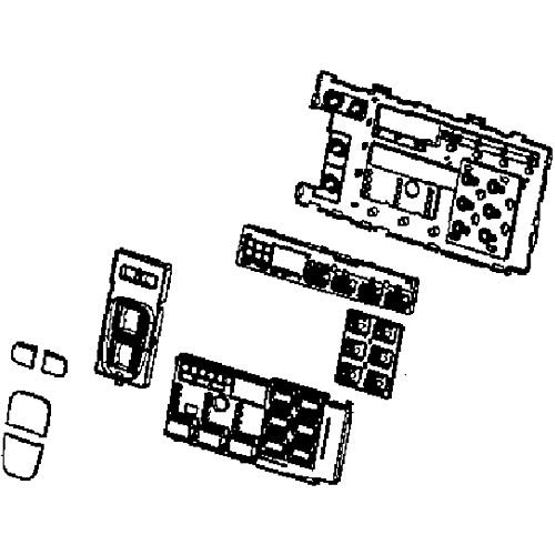 SAMSUNG DC97-20095A  Washer Control Panel Assembly Genuine Original Equipment Manufacturer (OEM) Part