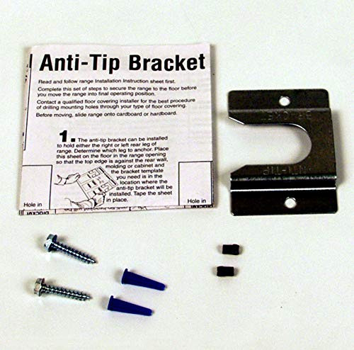 Whirlpool 8273888A  Range Anti-Tip Kit, Black