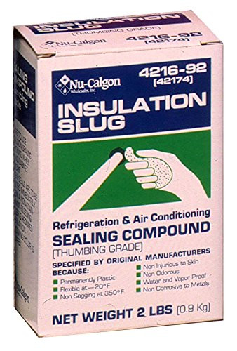 NU CALGON 4216-92 2 lb Insulation Slug Thumb-Tite Refrigeration Machine Accessories kits