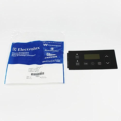 Electrolux 316220712 Genuine OEM Electrolux Stove Clock Control Black Overlay New!