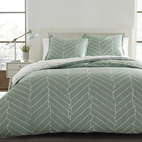 Fisher Paykel 216330 City Scene Ceres Cotton Comforter Set, Twin, Mint