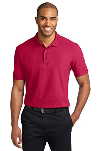 Fisher Paykel 523711 Port Authority Men's Stain Resistant Polo XS Red
