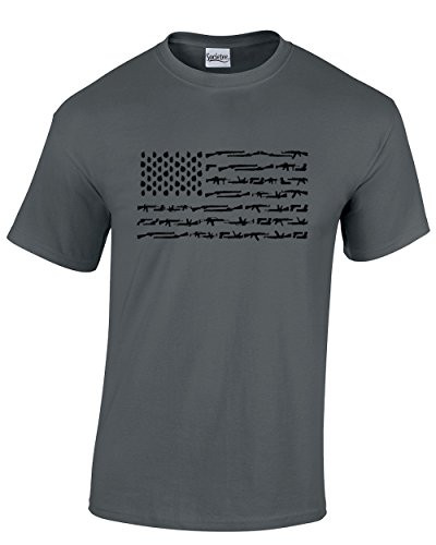 Bosch 12020315 American Flag Made With Guns T-Shirt