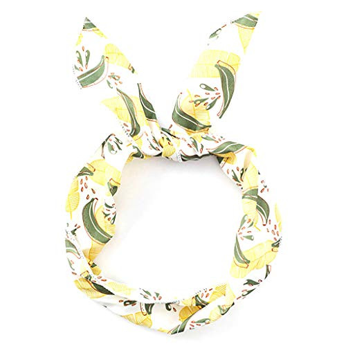 Bosch 20000092 Peach & Pepper Women Fashion Tropical Vibe Wire Headband Head Wrap Hair Band 3-Pack