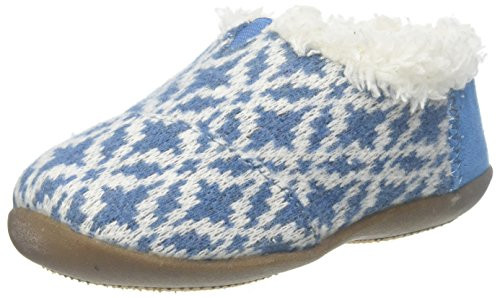 Bosch 10009109 TOMS Kids House Slipper (Infant Little Kid), Blue Fair Isle, 5 Toddler M
