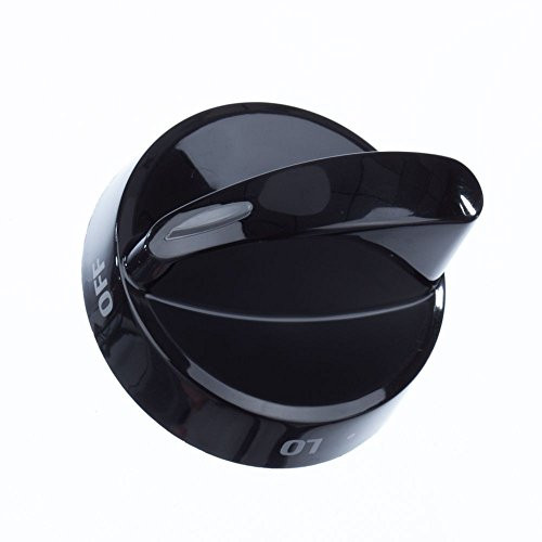 Electrolux 316442513 Range Surface Burner Knob Genuine Original Equipment Manufacturer (OEM) Part Black