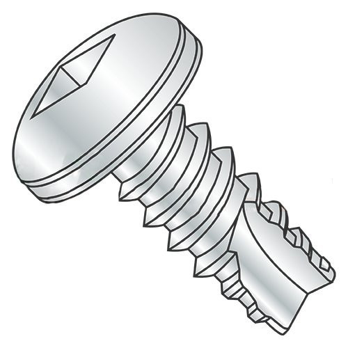 Fisher Paykel 574832 #4 x 5/8" Type 25 Thread Cutting Screws/Square Drive/Pan Head/Steel/Zinc (Carton: 10,000 pcs)