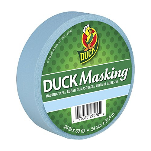 Fisher Paykel 240881 Duck Masking Light Blue Color Masking Tape.94-Inch by 30 Yards